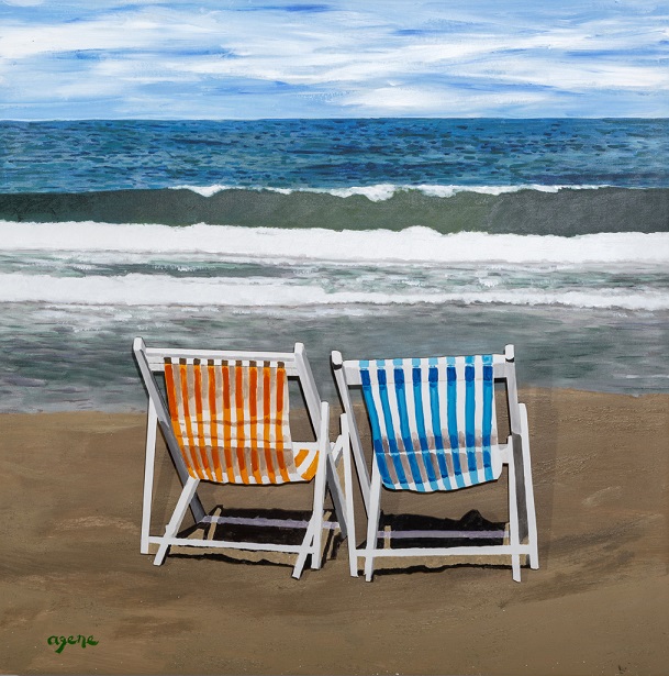 chair on beach